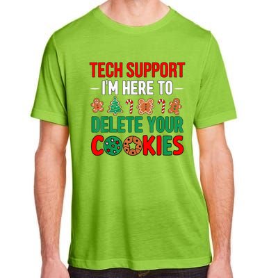 Tech Support Christmas Cookies Funny Christmas Adult ChromaSoft Performance T-Shirt