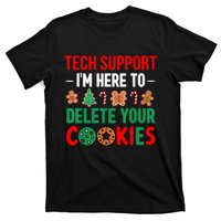 Tech Support Christmas Cookies Funny Christmas T-Shirt