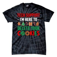 Tech Support Christmas Cookies Funny Christmas Tie-Dye T-Shirt