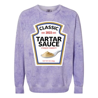 Tartar Sauce Condiment Diy Halloween Costume Matching Group Colorblast Crewneck Sweatshirt