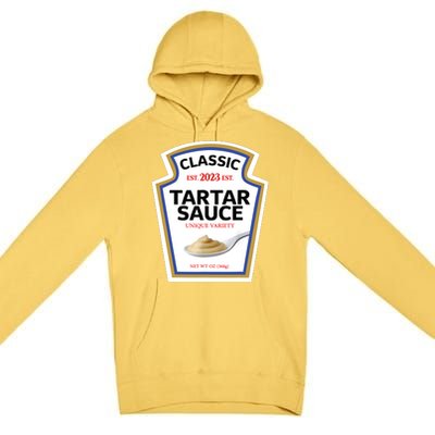 Tartar Sauce Condiment Diy Halloween Costume Matching Group Premium Pullover Hoodie