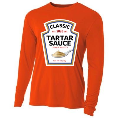 Tartar Sauce Condiment Diy Halloween Costume Matching Group Cooling Performance Long Sleeve Crew