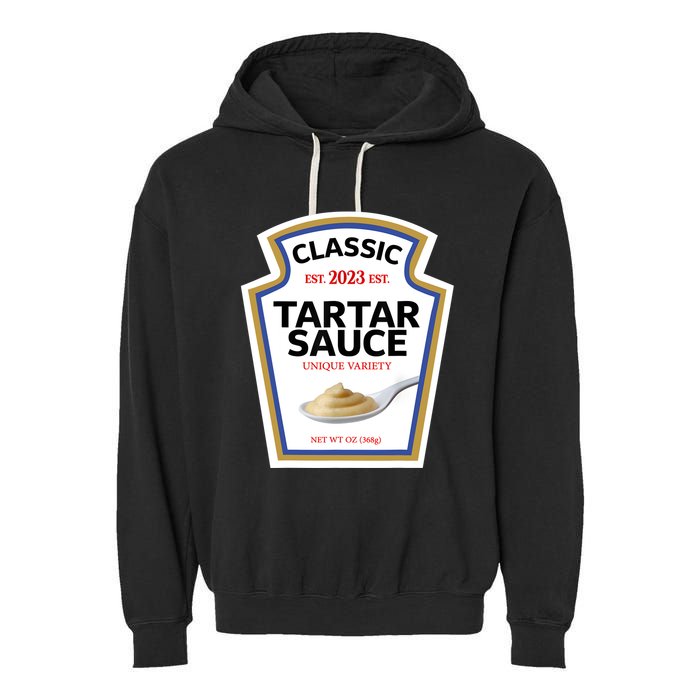 Tartar Sauce Condiment Diy Halloween Costume Matching Group Garment-Dyed Fleece Hoodie