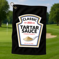Tartar Sauce Condiment Diy Halloween Costume Matching Group Golf Towel
