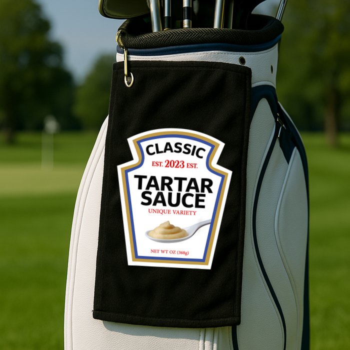 Tartar Sauce Condiment Diy Halloween Costume Matching Group Golf Towel