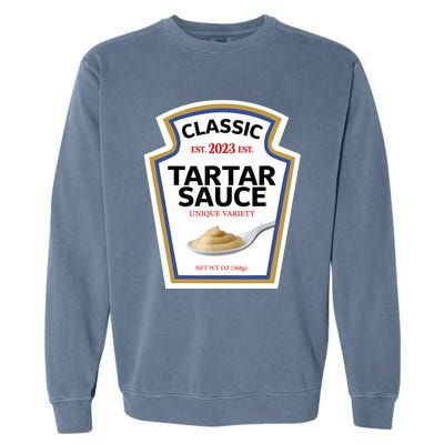 Tartar Sauce Condiment Diy Halloween Costume Matching Group Garment-Dyed Sweatshirt