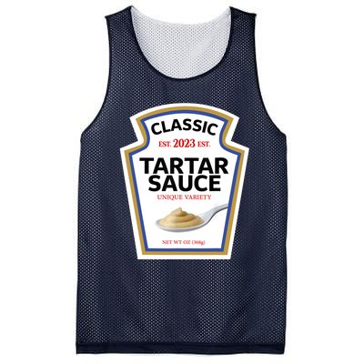 Tartar Sauce Condiment Diy Halloween Costume Matching Group Mesh Reversible Basketball Jersey Tank