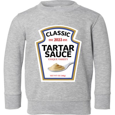 Tartar Sauce Condiment Diy Halloween Costume Matching Group Toddler Sweatshirt