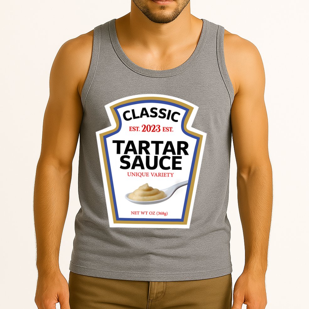 Tartar Sauce Condiment Diy Halloween Costume Matching Group Tank Top
