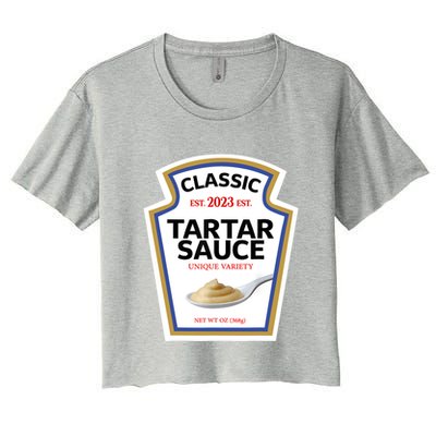 Tartar Sauce Condiment Diy Halloween Costume Matching Group Crop Top