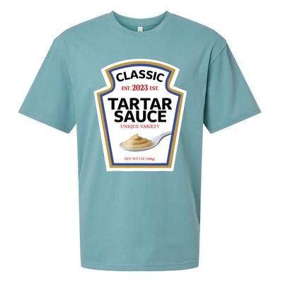 Tartar Sauce Condiment Diy Halloween Costume Matching Group Sueded Cloud Jersey T-Shirt