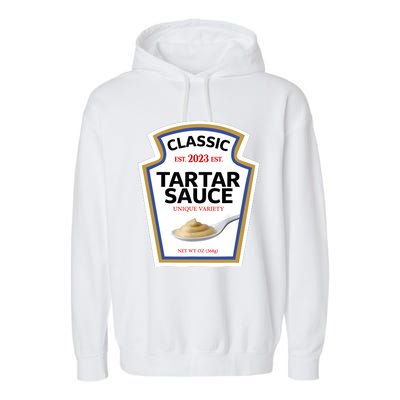 Tartar Sauce Condiment Diy Halloween Costume Matching Group Garment-Dyed Fleece Hoodie