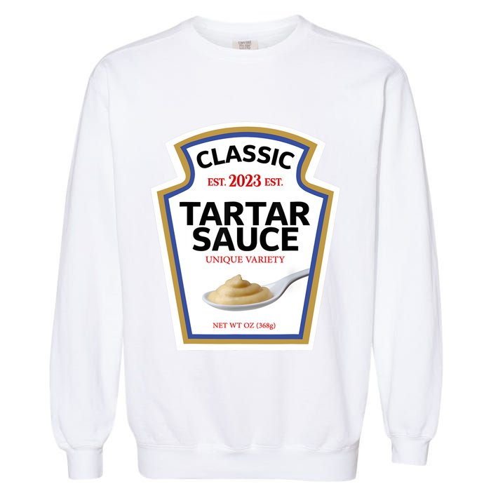 Tartar Sauce Condiment Diy Halloween Costume Matching Group Garment-Dyed Sweatshirt