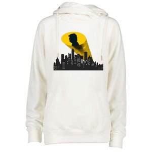 Trump Signal Calling A Super Hero Womens Funnel Neck Pullover Hood