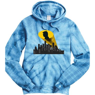 Trump Signal Calling A Super Hero Tie Dye Hoodie