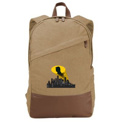 Trump Signal Calling A Super Hero Cotton Canvas Backpack