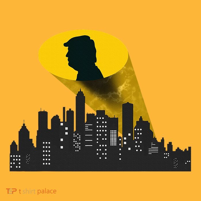 Trump Signal Calling A Super Hero Pom Pom 12in Knit Beanie