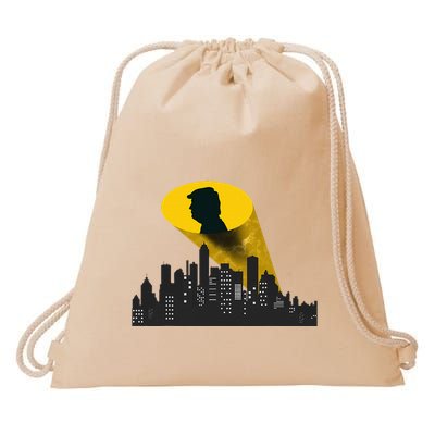 Trump Signal Calling A Super Hero Drawstring Bag
