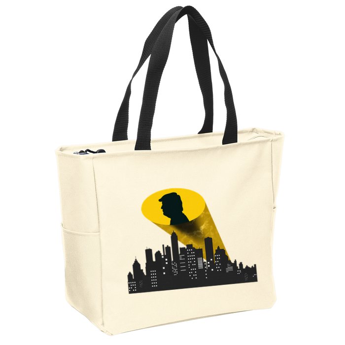 Trump Signal Calling A Super Hero Zip Tote Bag