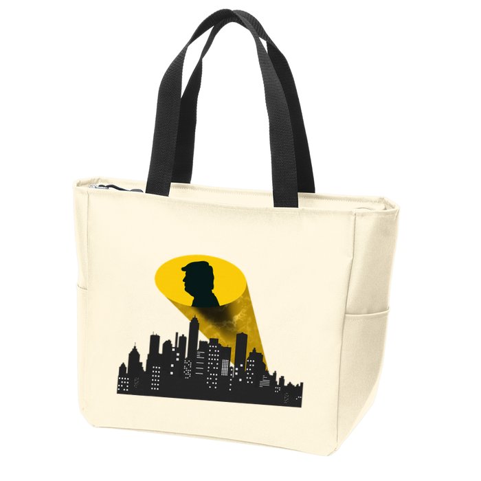 Trump Signal Calling A Super Hero Zip Tote Bag