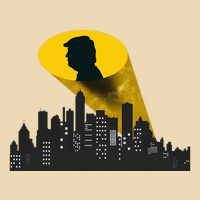 Trump Signal Calling A Super Hero Zip Tote Bag