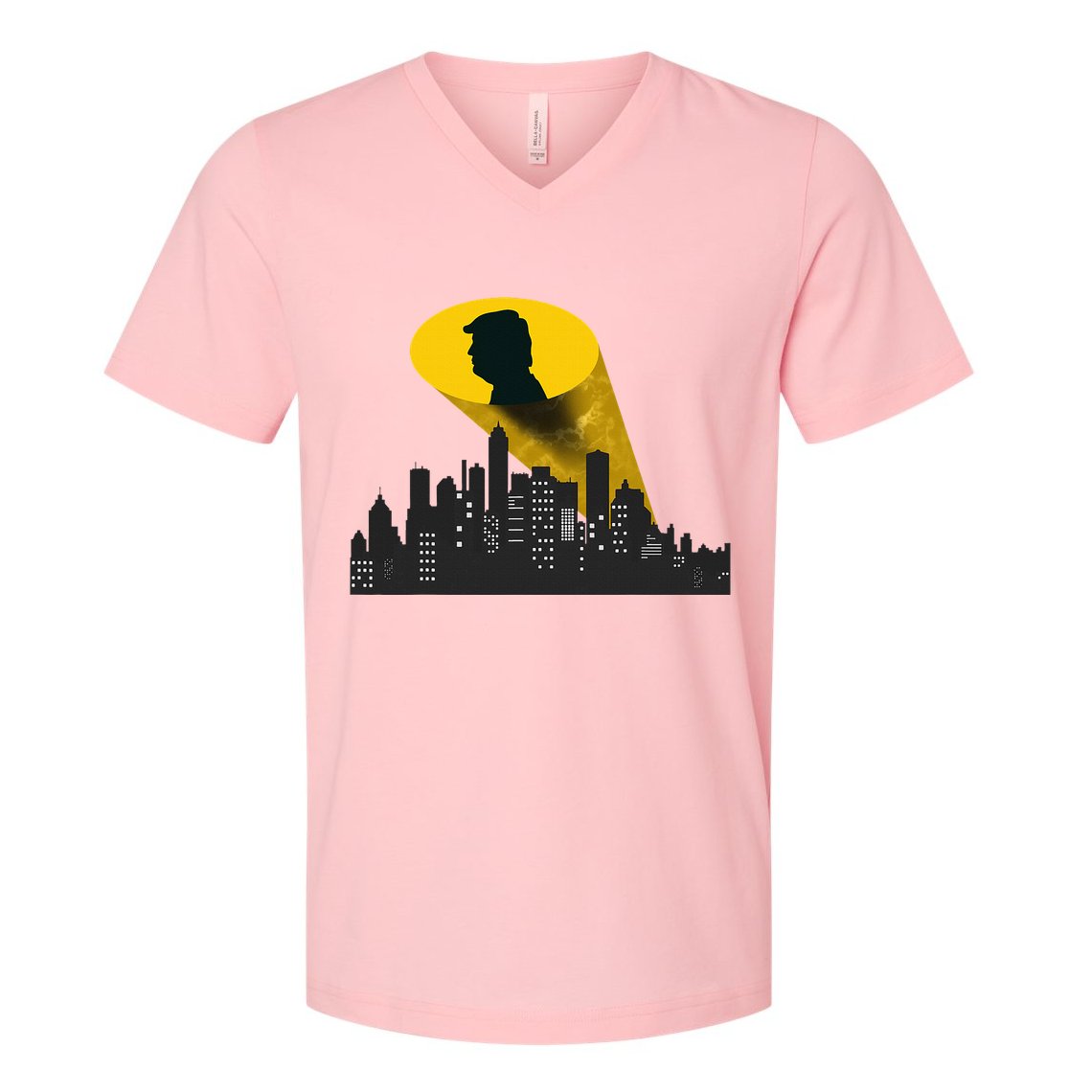 Trump Signal Calling A Super Hero V-Neck T-Shirt