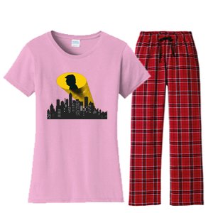 Trump Signal Calling A Super Hero Women's Flannel Pajama Set