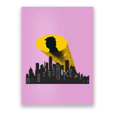 Trump Signal Calling A Super Hero Poster