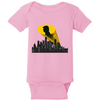 Trump Signal Calling A Super Hero Baby Bodysuit
