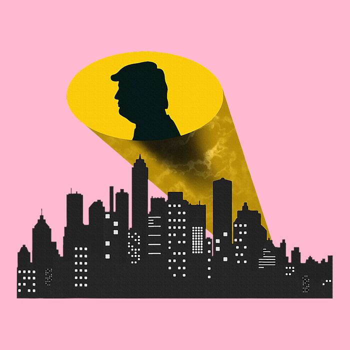 Trump Signal Calling A Super Hero Baby Bodysuit