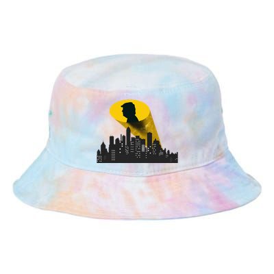 Trump Signal Calling A Super Hero Tie Dye Newport Bucket Hat