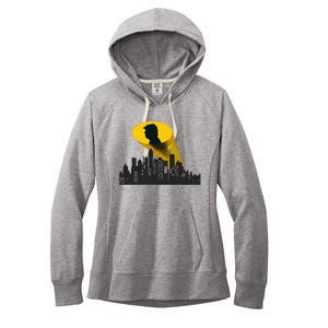 Trump Signal Calling A Super Hero Women's Fleece Hoodie