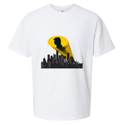 Trump Signal Calling A Super Hero Sueded Cloud Jersey T-Shirt