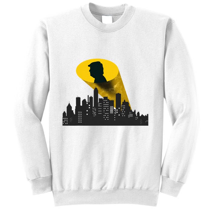 Trump Signal Calling A Super Hero Sweatshirt