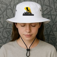 Trump Signal Calling A Super Hero Bucket Hat