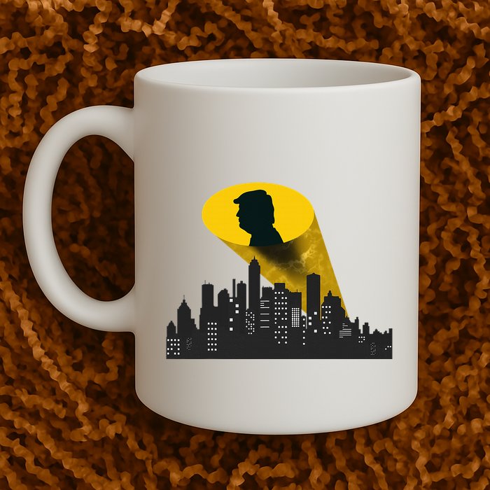 Trump Signal Calling A Super Hero Mug