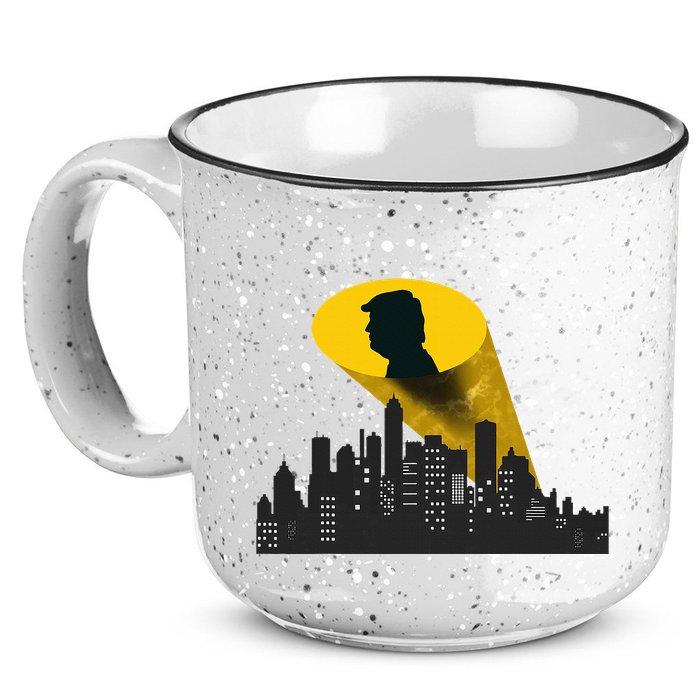 Trump Signal Calling A Super Hero 15oz Campfire Ceramic Mug