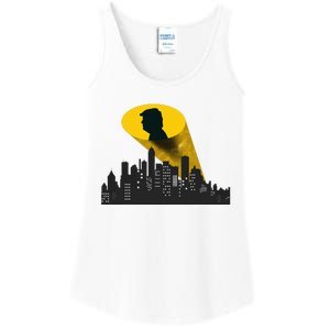 Trump Signal Calling A Super Hero Ladies Essential Tank