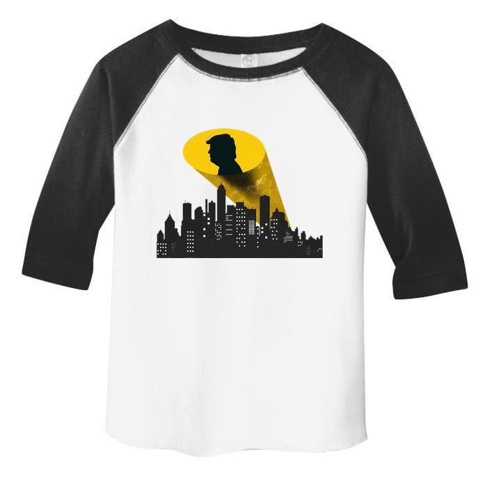 Trump Signal Calling A Super Hero Toddler Fine Jersey T-Shirt