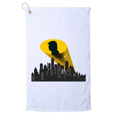 Trump Signal Calling A Super Hero Golf Towel