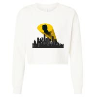Trump Signal Calling A Super Hero Cropped Pullover Crew