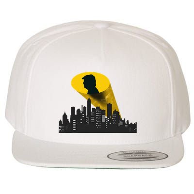 Trump Signal Calling A Super Hero Wool Snapback Cap
