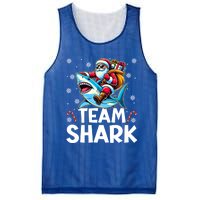 Team Shark Christmas Funnylights Santa Hat Snowflakes Xmas Great Gift Mesh Reversible Basketball Jersey Tank