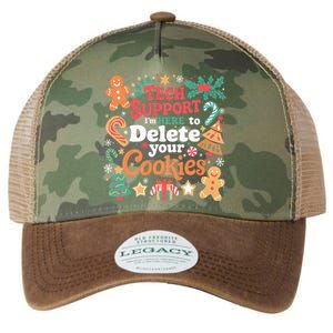 Tech Support Christmas Cookies Legacy Tie Dye Trucker Hat