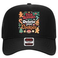 Tech Support Christmas Cookies High Crown Mesh Back Trucker Hat