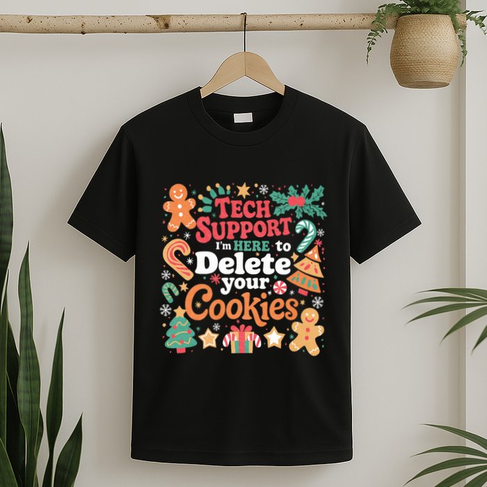 Tech Support Christmas Cookies T-Shirt
