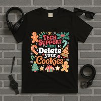 Tech Support Christmas Cookies T-Shirt