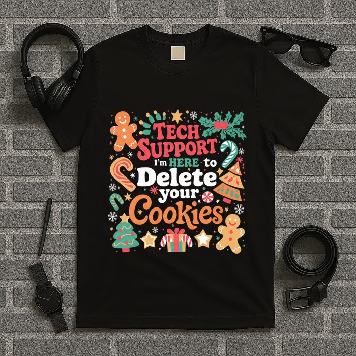 Tech Support Christmas Cookies T-Shirt