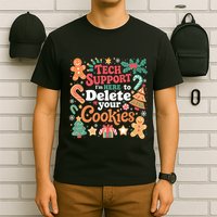 Tech Support Christmas Cookies T-Shirt