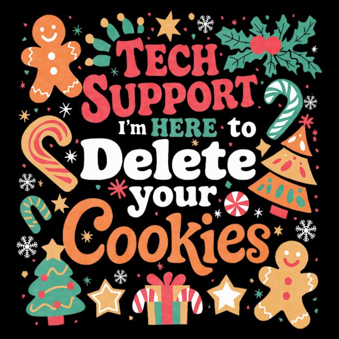 Tech Support Christmas Cookies T-Shirt